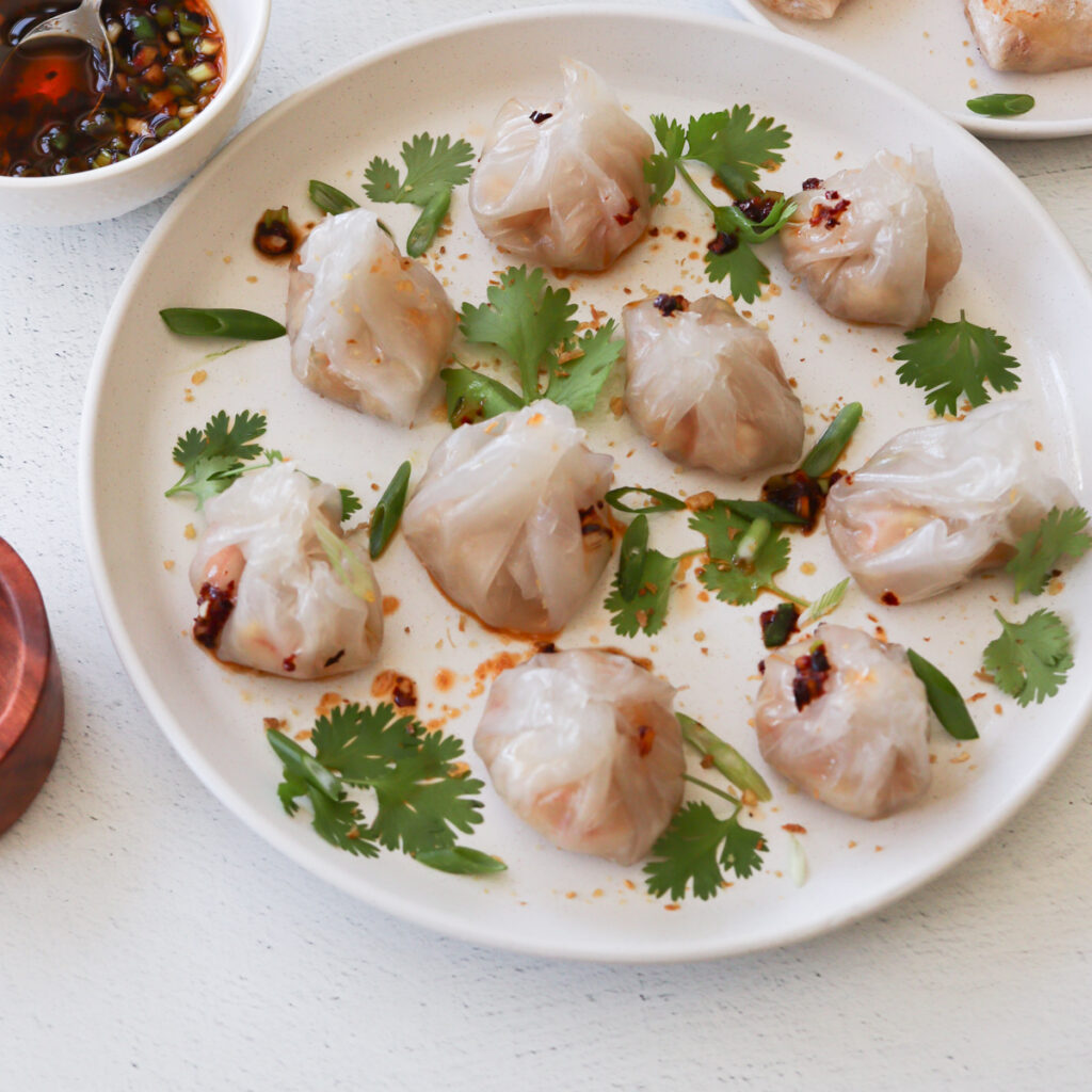 rice paper shrimp dumpling