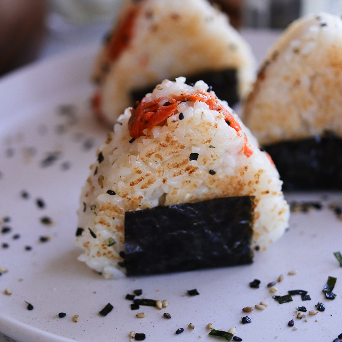 salmon onigiri