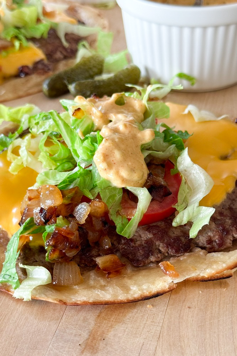 smash burger tacos sauce