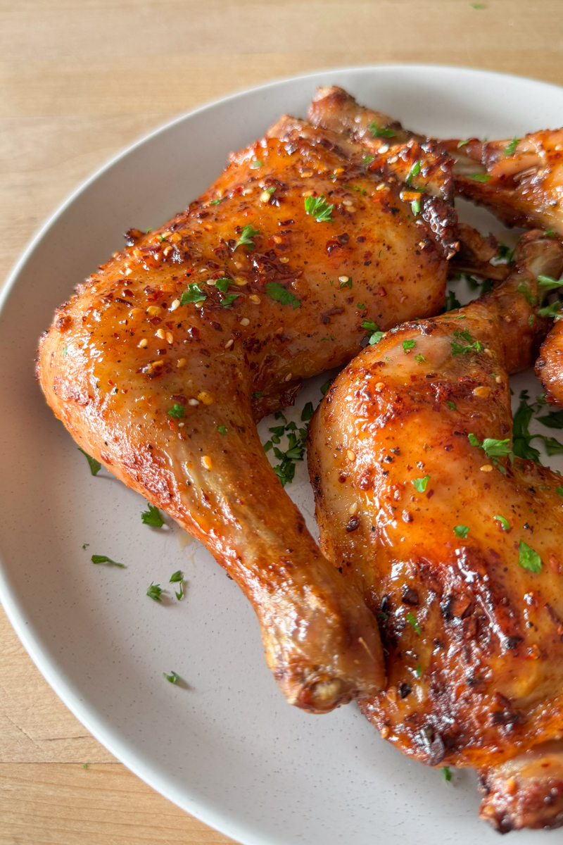 best maple glazed chicken thighs