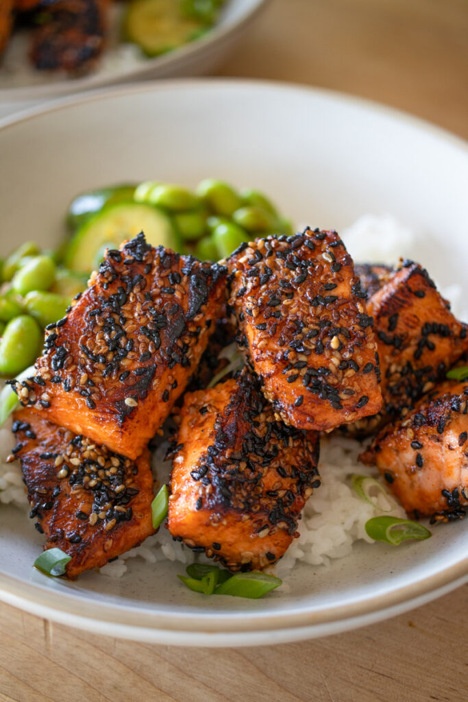 best spicy salmon rice bowls