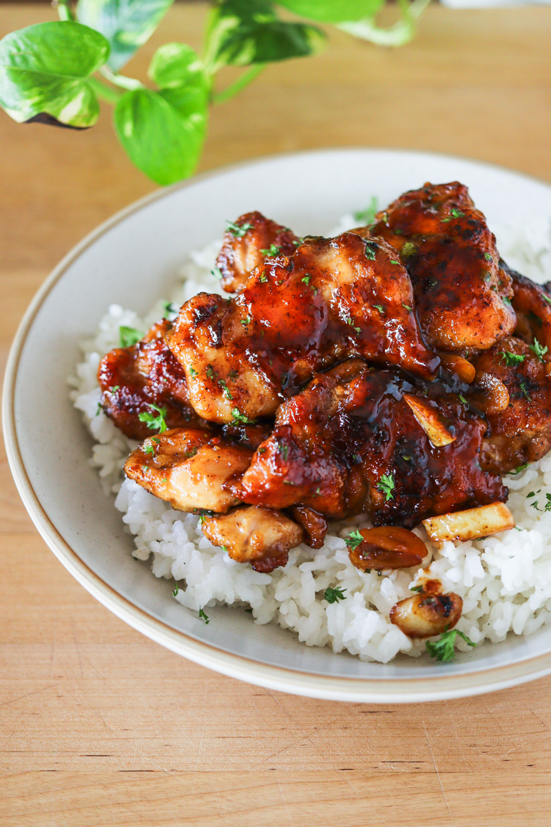 honey butter garlic chicken