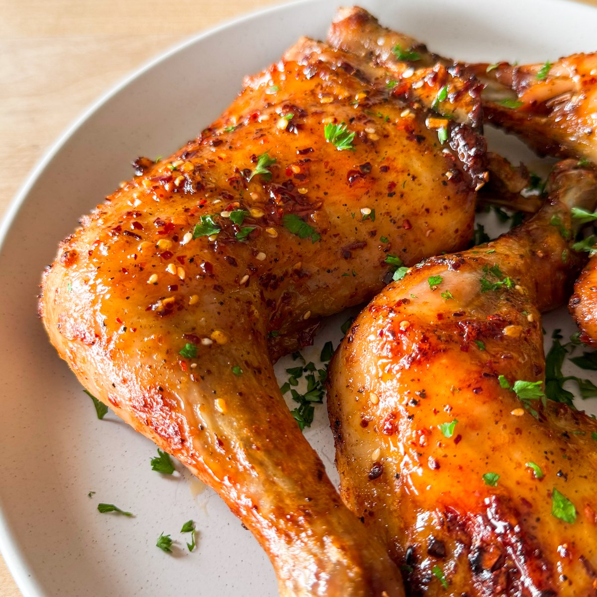 maple glazed chicken thighs