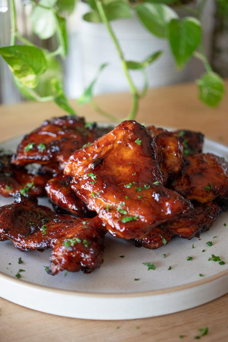 bbq chicken leg quarters in air fryer