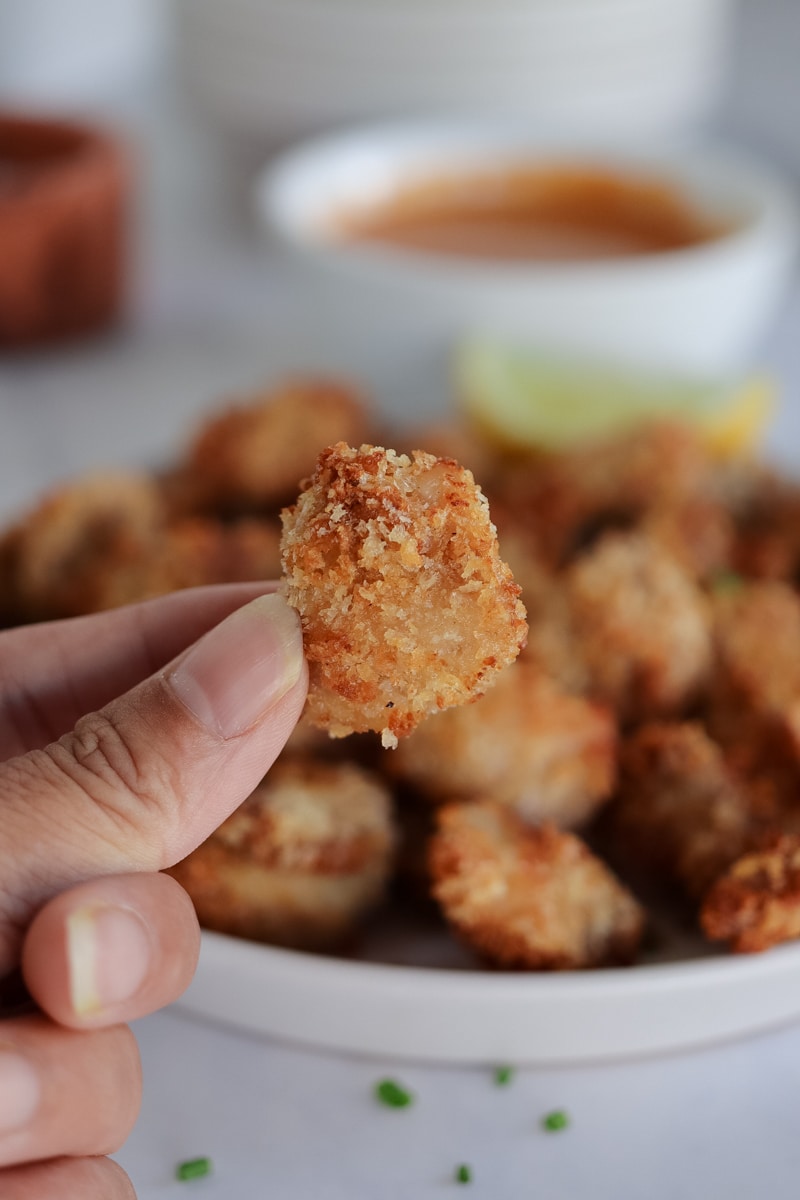 air frying popcorn chicken