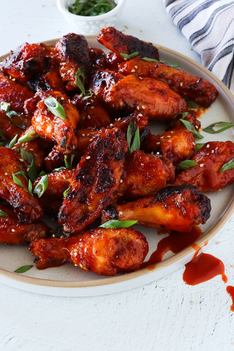 honey sriracha chicken wings