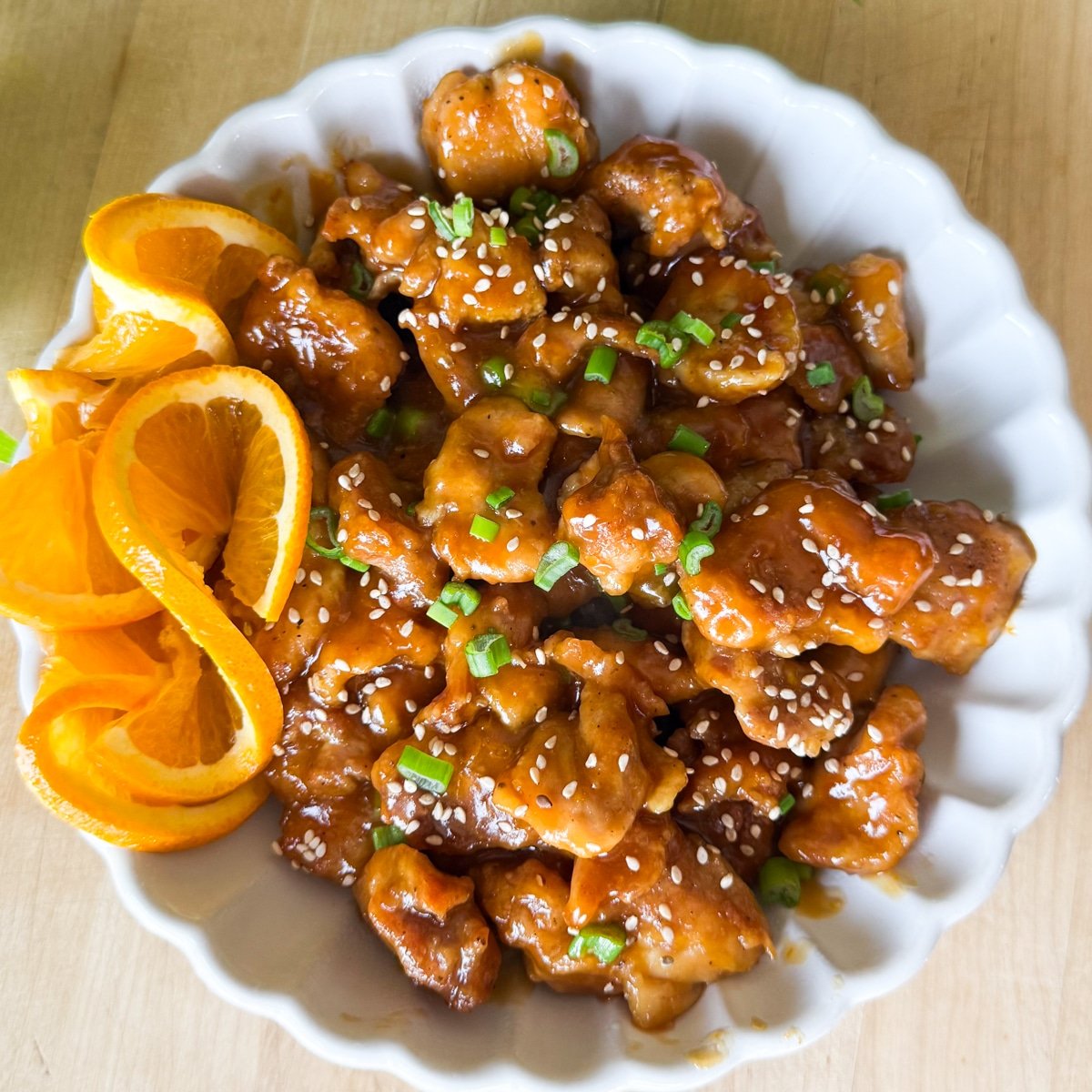 air fryer orange chicken