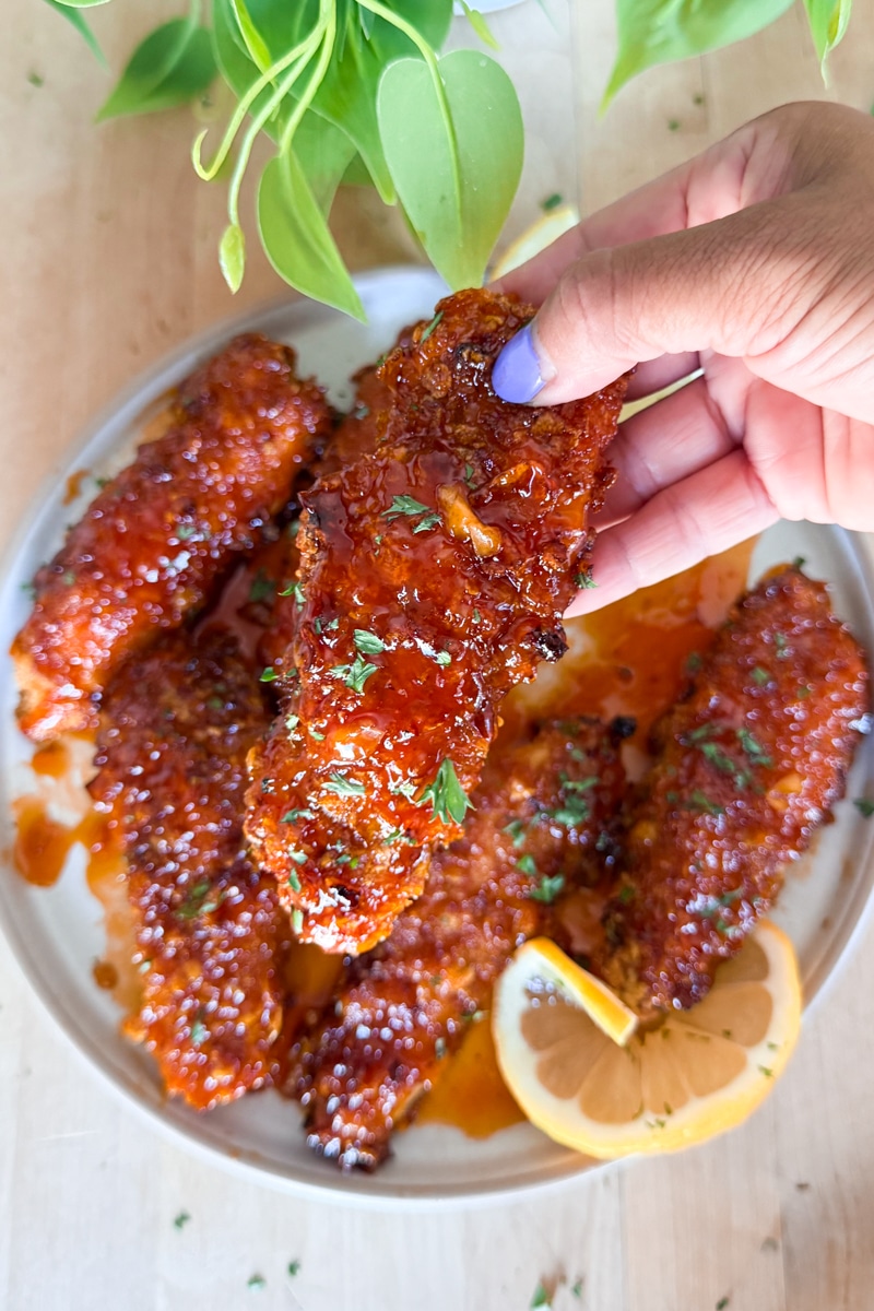 buffalo chicken tenders air fryer recipe