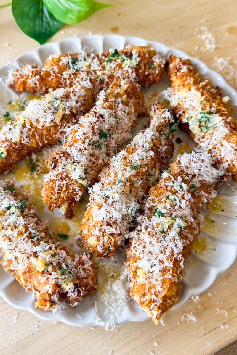 garlic parmesan chicken strips air fryer