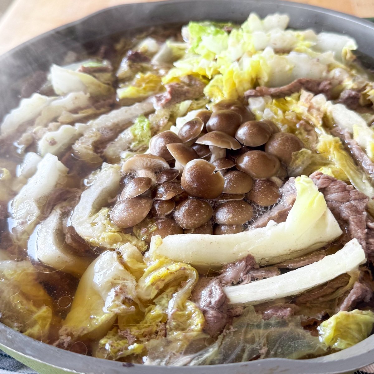 mille feuille nabe beef