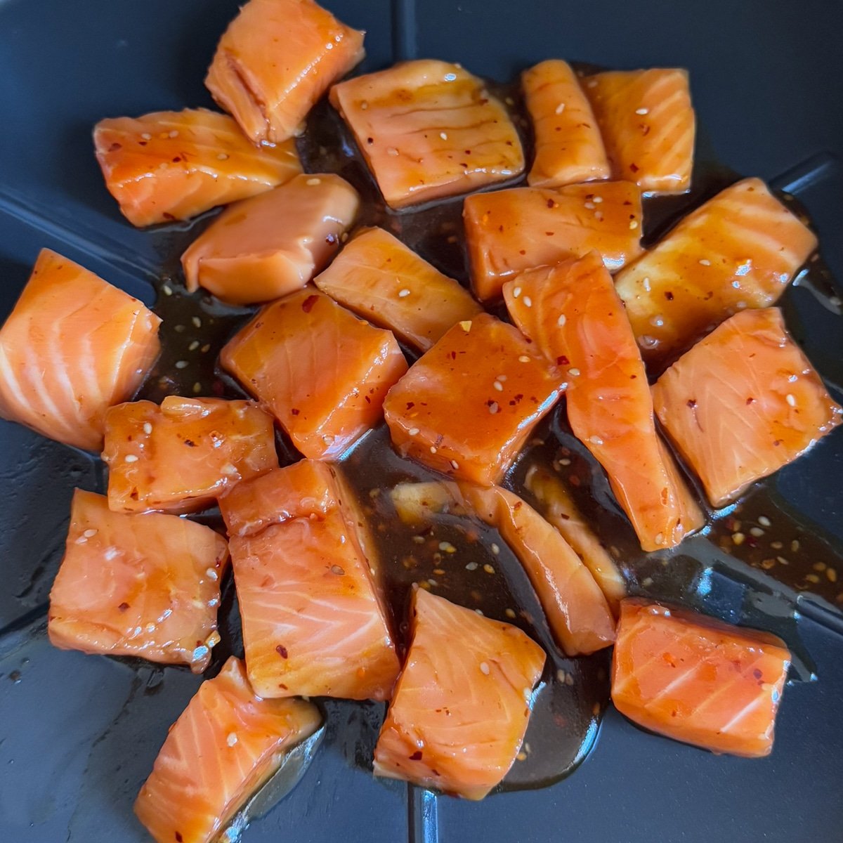 air fryer teriyaki salmon recipe