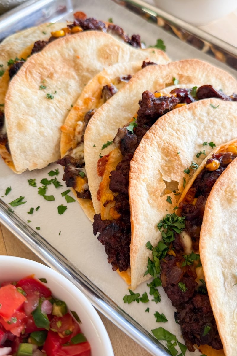 crispy baked tacos