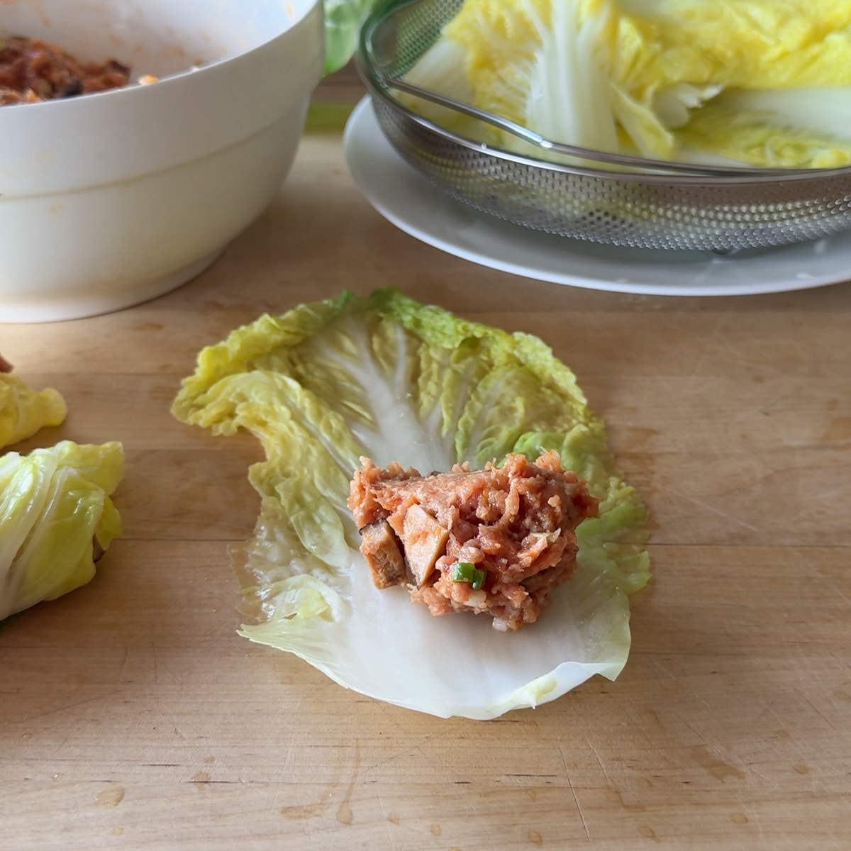 pork and napa cabbage dumplings