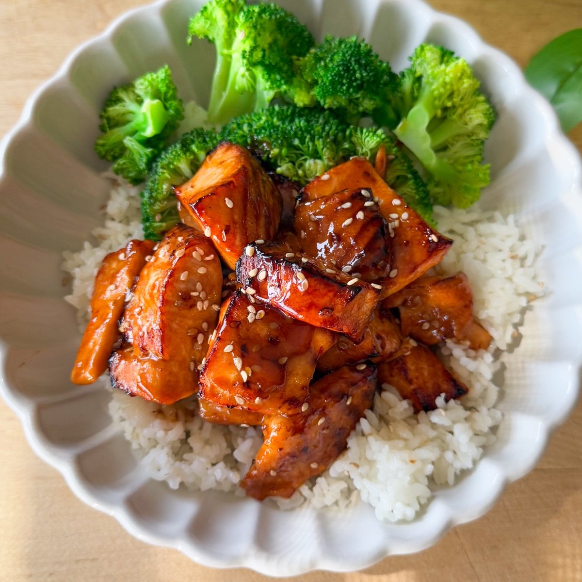 teriyaki salmon air fryer